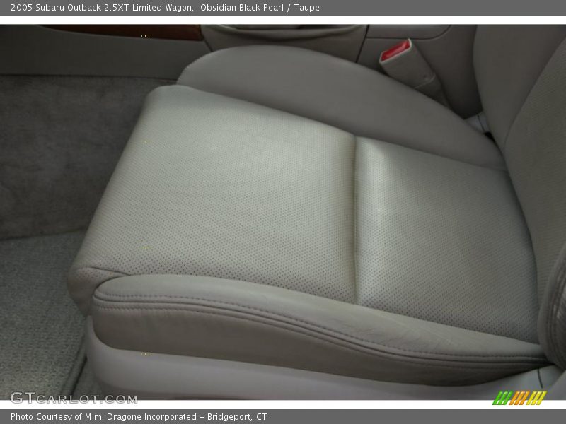 Obsidian Black Pearl / Taupe 2005 Subaru Outback 2.5XT Limited Wagon