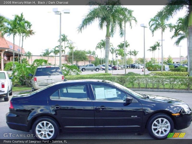 Black / Dark Charcoal 2008 Mercury Milan I4