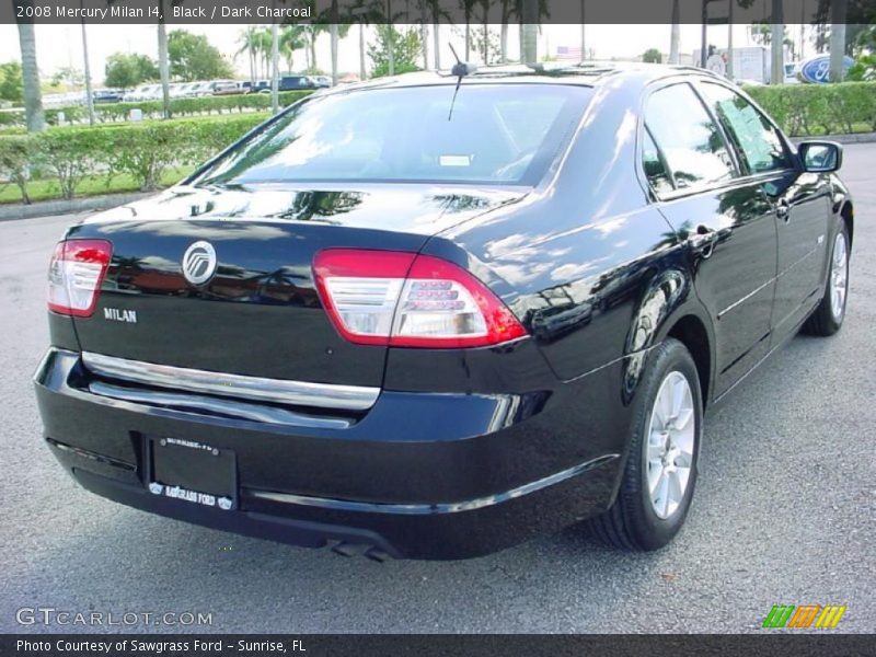 Black / Dark Charcoal 2008 Mercury Milan I4