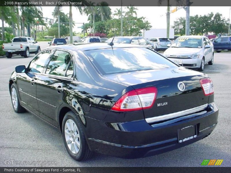Black / Dark Charcoal 2008 Mercury Milan I4