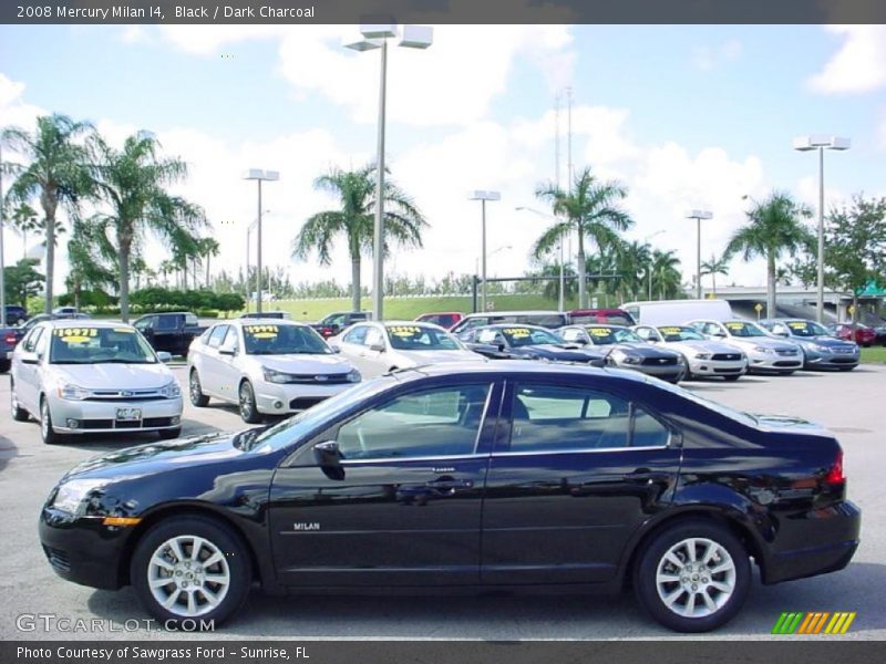Black / Dark Charcoal 2008 Mercury Milan I4
