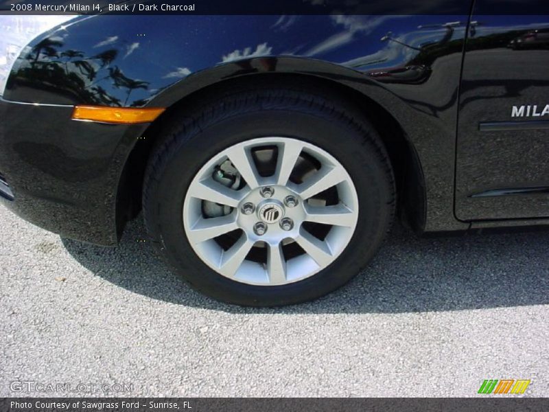 Black / Dark Charcoal 2008 Mercury Milan I4