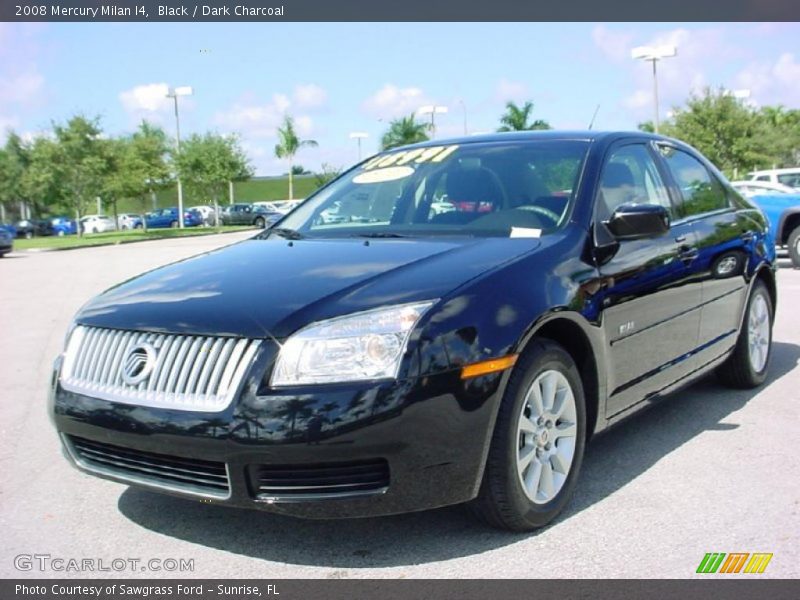 Black / Dark Charcoal 2008 Mercury Milan I4