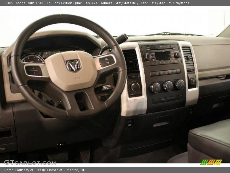 Mineral Gray Metallic / Dark Slate/Medium Graystone 2009 Dodge Ram 1500 Big Horn Edition Quad Cab 4x4