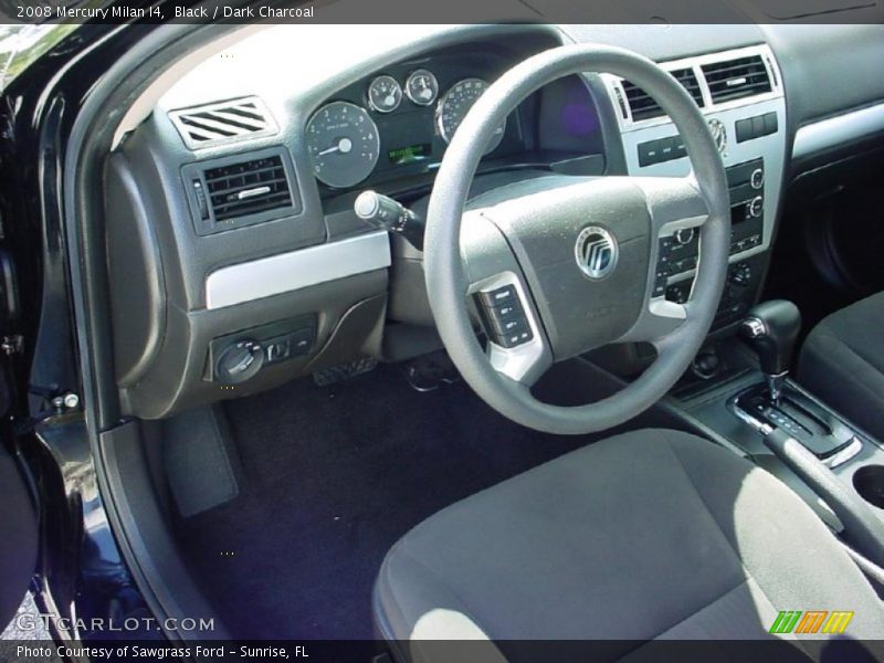Black / Dark Charcoal 2008 Mercury Milan I4