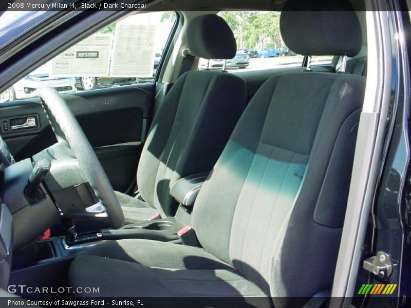 Black / Dark Charcoal 2008 Mercury Milan I4