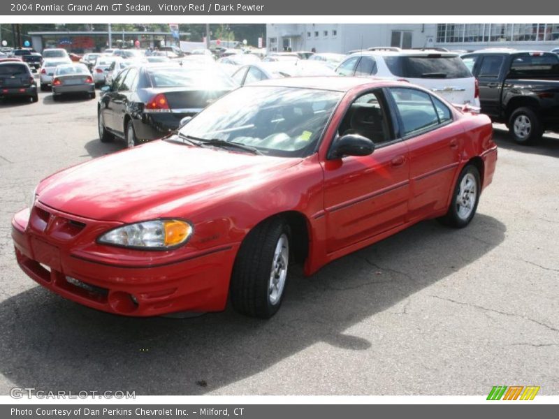 Victory Red / Dark Pewter 2004 Pontiac Grand Am GT Sedan