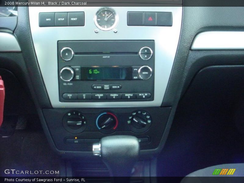 Black / Dark Charcoal 2008 Mercury Milan I4