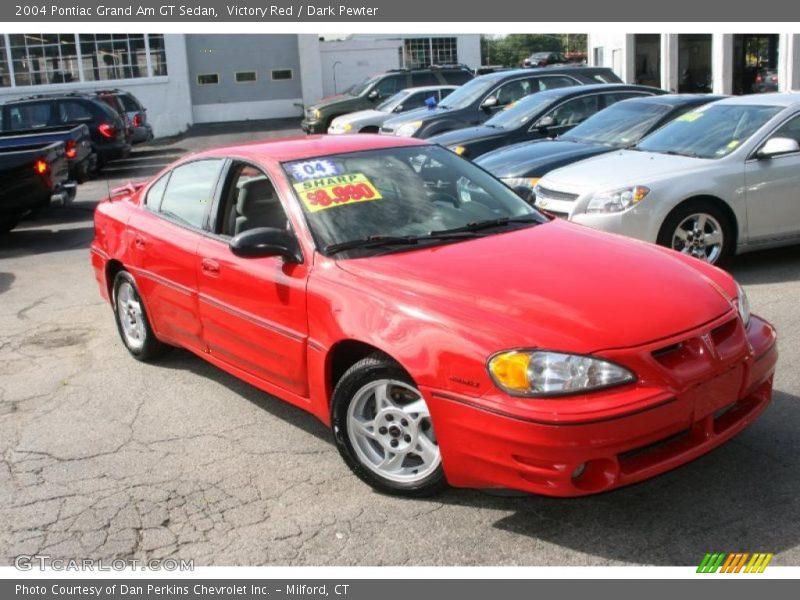 Victory Red / Dark Pewter 2004 Pontiac Grand Am GT Sedan