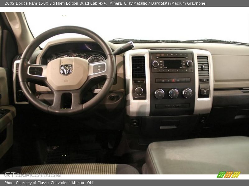 Mineral Gray Metallic / Dark Slate/Medium Graystone 2009 Dodge Ram 1500 Big Horn Edition Quad Cab 4x4