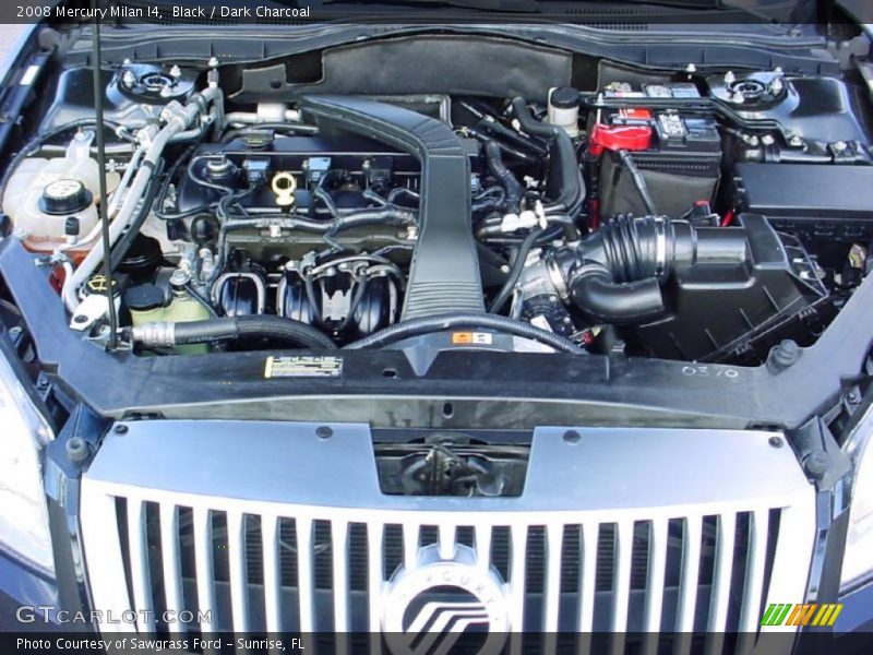 Black / Dark Charcoal 2008 Mercury Milan I4