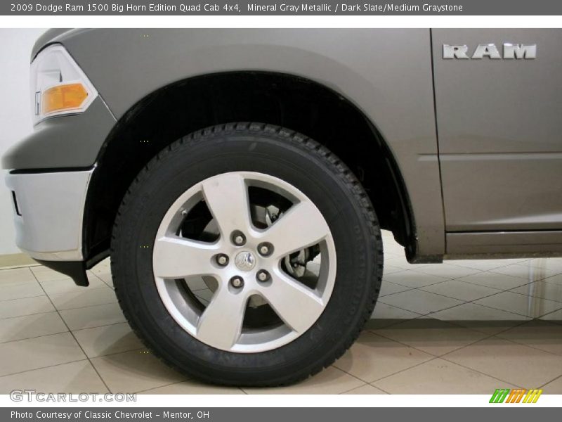 Mineral Gray Metallic / Dark Slate/Medium Graystone 2009 Dodge Ram 1500 Big Horn Edition Quad Cab 4x4