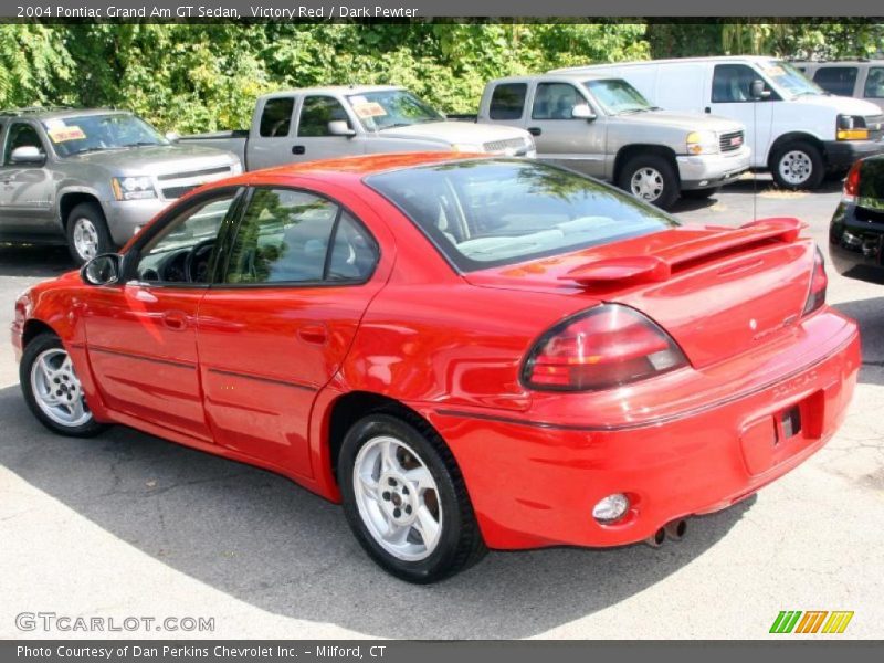 Victory Red / Dark Pewter 2004 Pontiac Grand Am GT Sedan