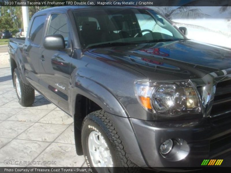 Magnetic Gray Metallic / Graphite 2010 Toyota Tacoma V6 PreRunner TRD Double Cab