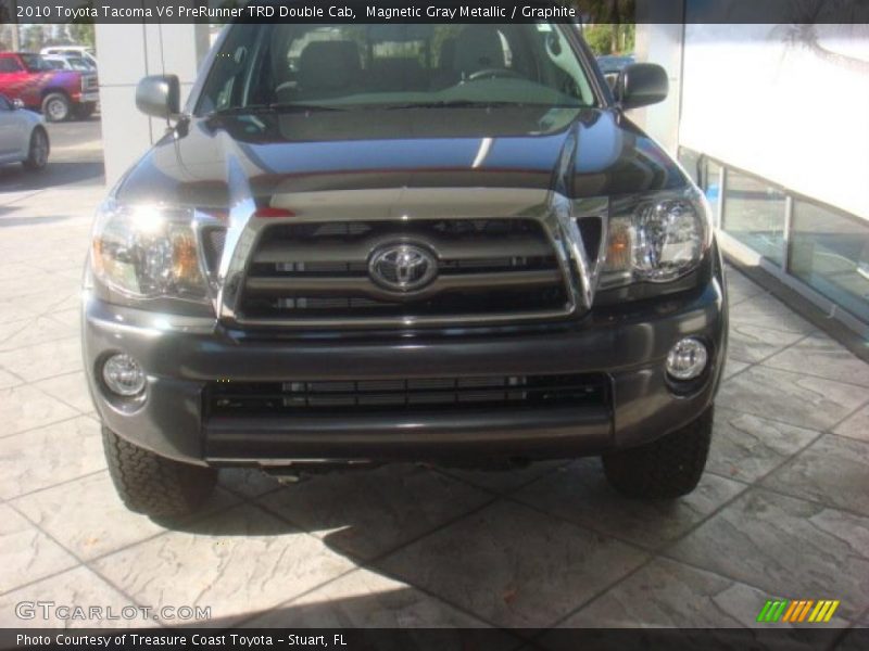 Magnetic Gray Metallic / Graphite 2010 Toyota Tacoma V6 PreRunner TRD Double Cab