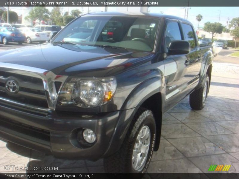 Magnetic Gray Metallic / Graphite 2010 Toyota Tacoma V6 PreRunner TRD Double Cab