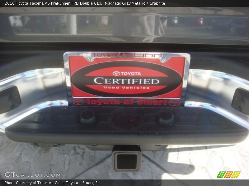 Magnetic Gray Metallic / Graphite 2010 Toyota Tacoma V6 PreRunner TRD Double Cab