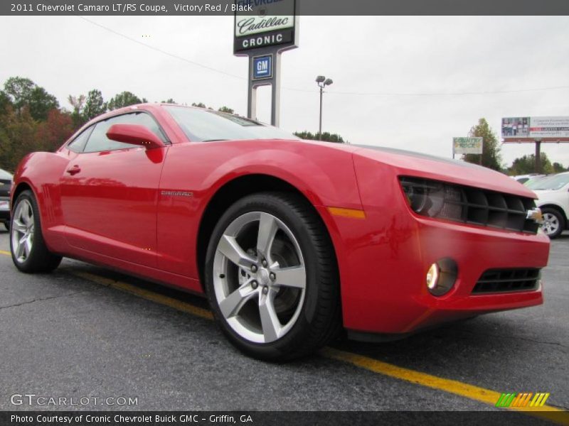 Victory Red / Black 2011 Chevrolet Camaro LT/RS Coupe