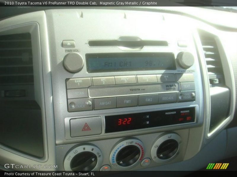 Magnetic Gray Metallic / Graphite 2010 Toyota Tacoma V6 PreRunner TRD Double Cab