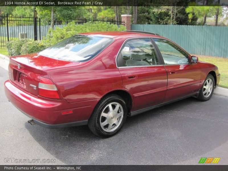 Bordeaux Red Pearl / Gray 1994 Honda Accord EX Sedan