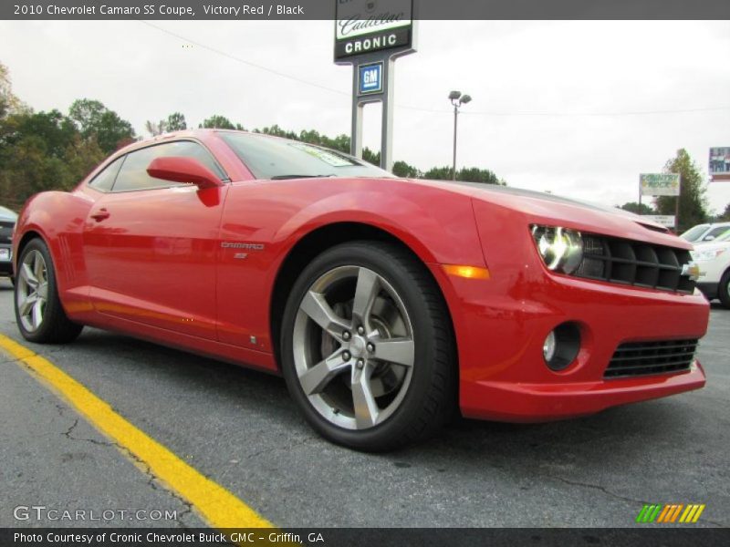 Victory Red / Black 2010 Chevrolet Camaro SS Coupe