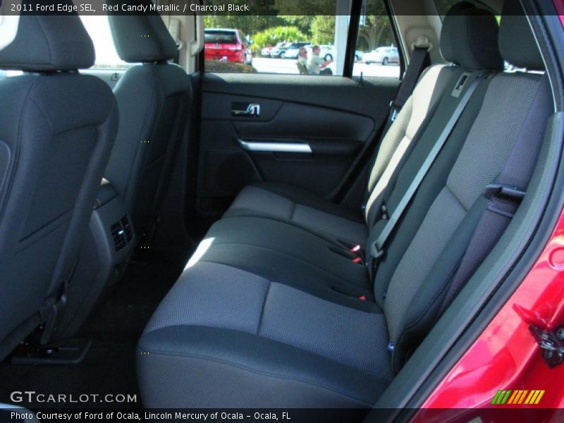 Red Candy Metallic / Charcoal Black 2011 Ford Edge SEL