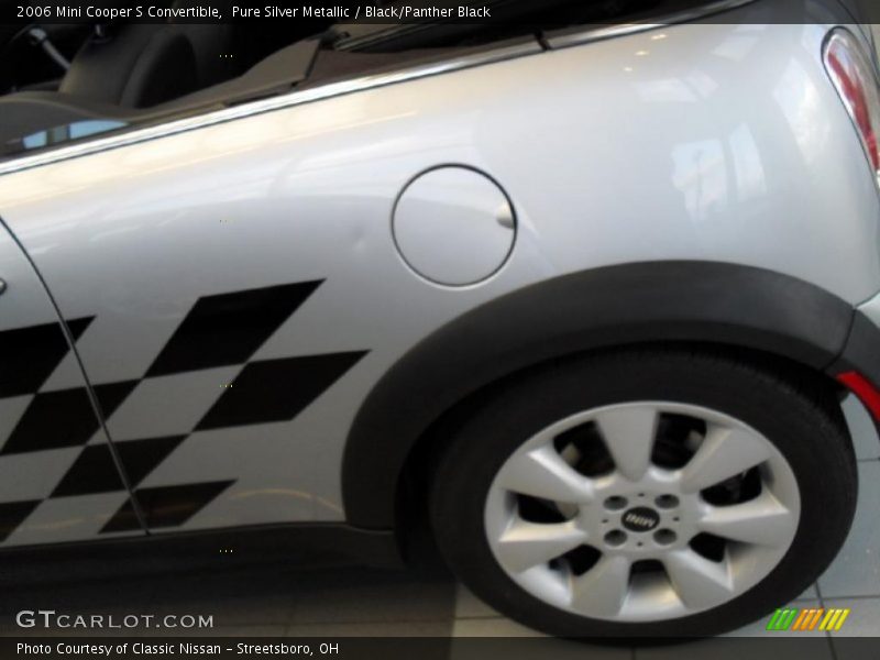 Pure Silver Metallic / Black/Panther Black 2006 Mini Cooper S Convertible