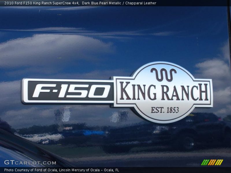 Dark Blue Pearl Metallic / Chapparal Leather 2010 Ford F150 King Ranch SuperCrew 4x4