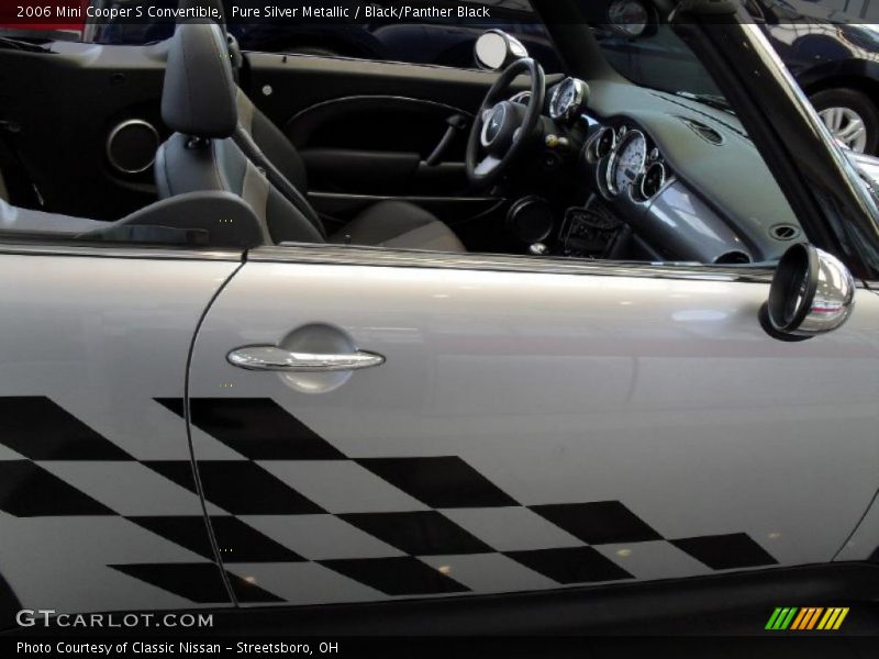 Pure Silver Metallic / Black/Panther Black 2006 Mini Cooper S Convertible