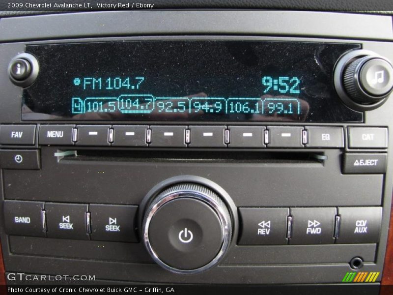 Controls of 2009 Avalanche LT