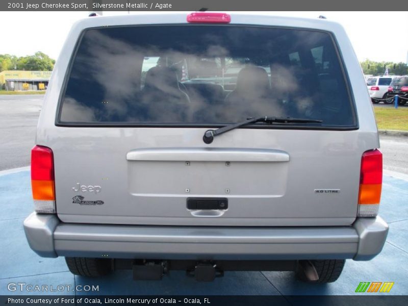 Silverstone Metallic / Agate 2001 Jeep Cherokee Sport