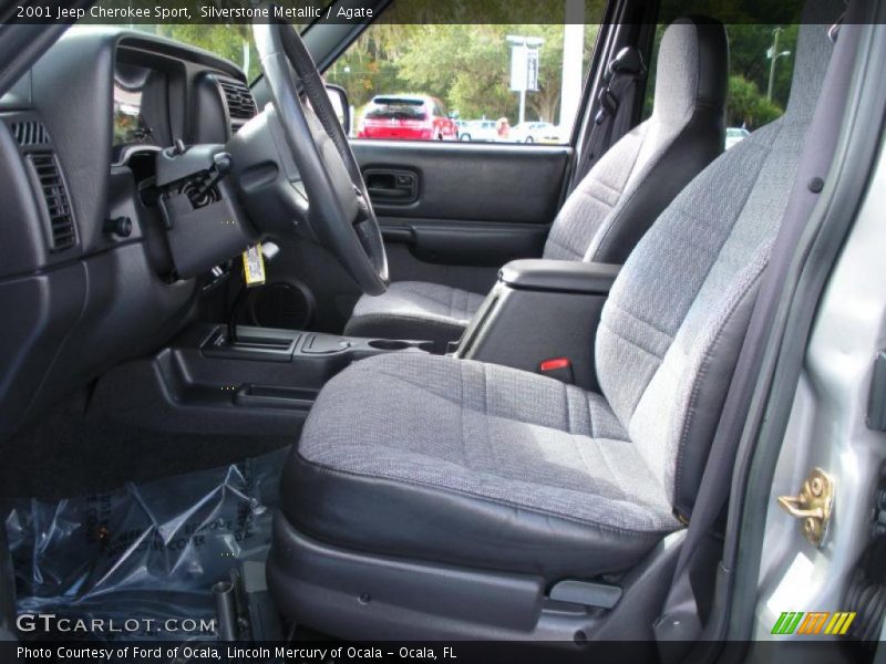  2001 Cherokee Sport Agate Interior