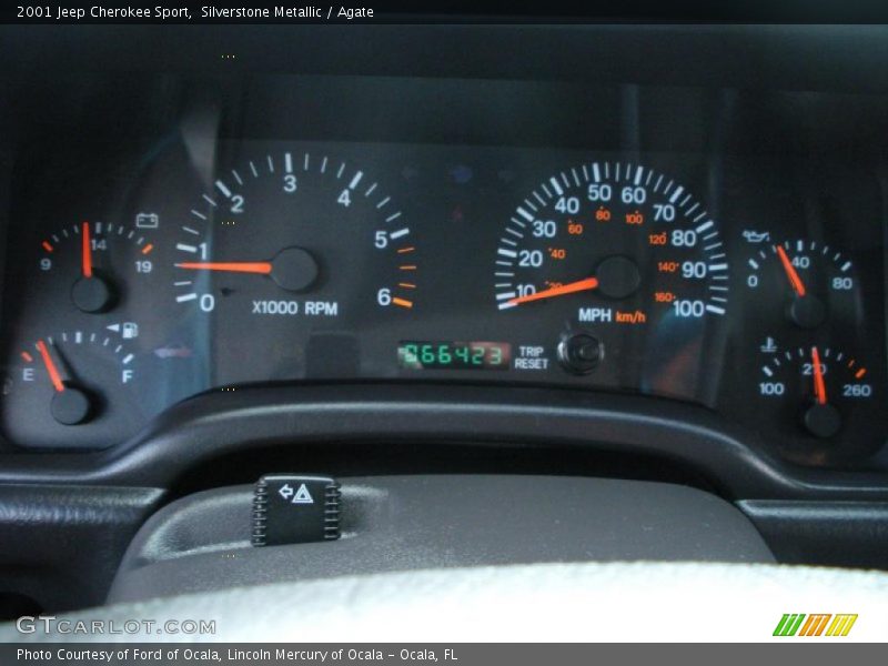  2001 Cherokee Sport Sport Gauges