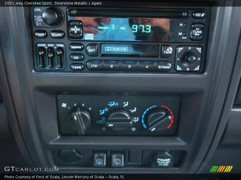 Controls of 2001 Cherokee Sport