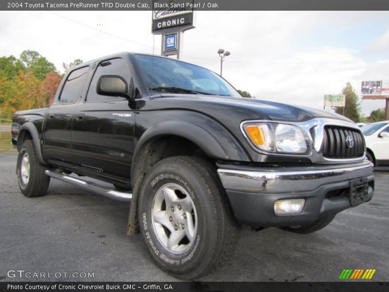 Black Sand Pearl / Oak 2004 Toyota Tacoma PreRunner TRD Double Cab