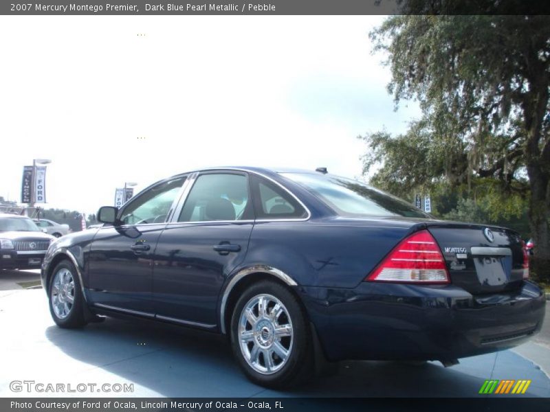 Dark Blue Pearl Metallic / Pebble 2007 Mercury Montego Premier