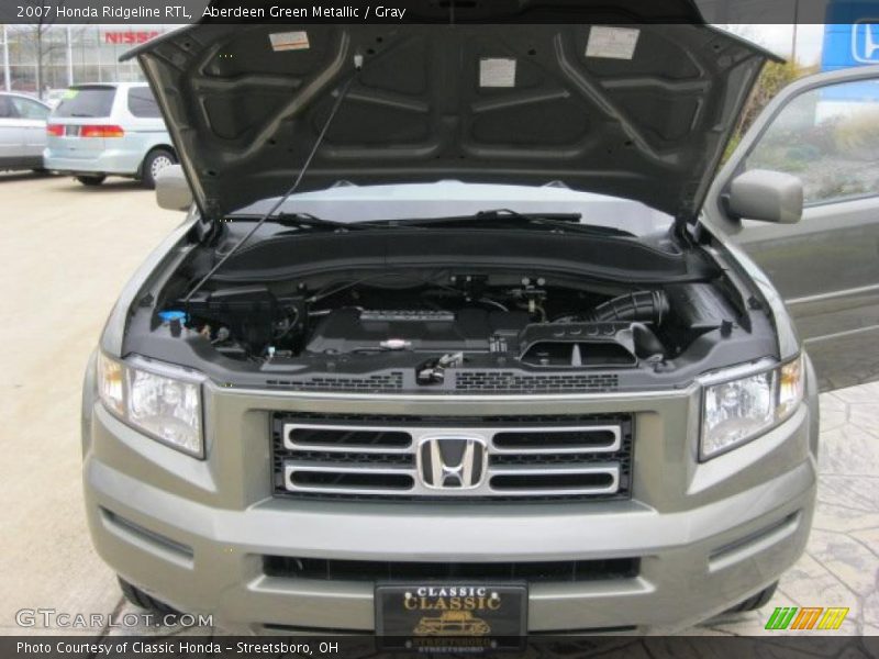 Aberdeen Green Metallic / Gray 2007 Honda Ridgeline RTL