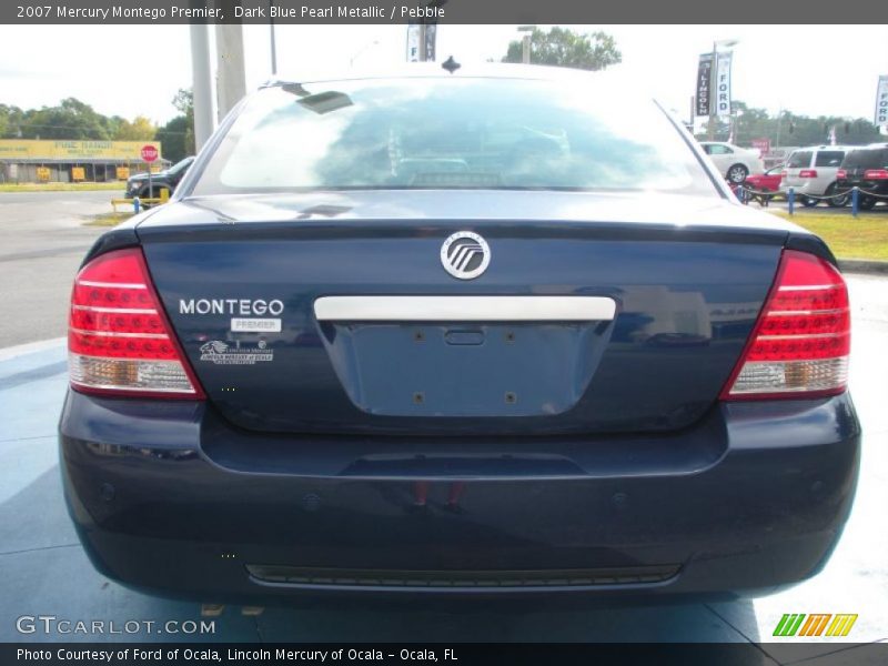 Dark Blue Pearl Metallic / Pebble 2007 Mercury Montego Premier
