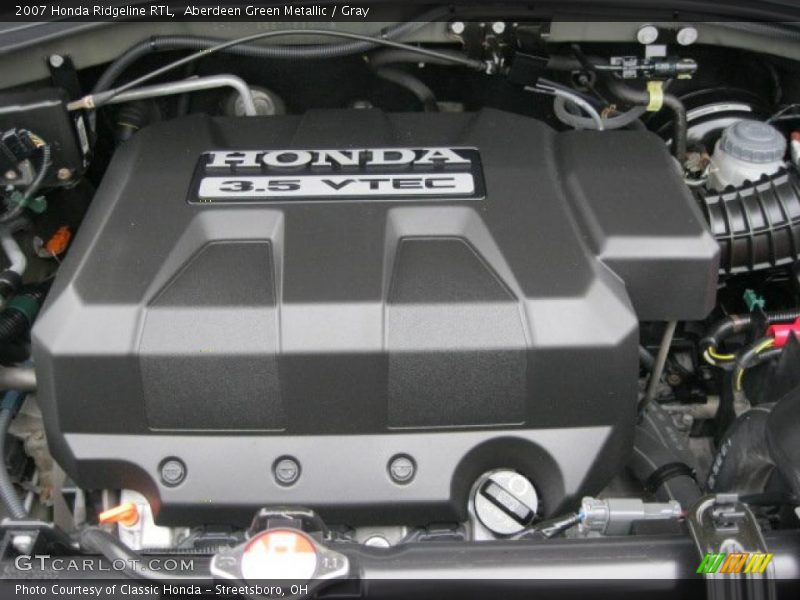 Aberdeen Green Metallic / Gray 2007 Honda Ridgeline RTL