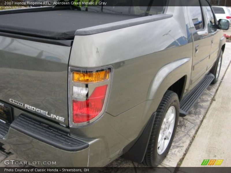Aberdeen Green Metallic / Gray 2007 Honda Ridgeline RTL
