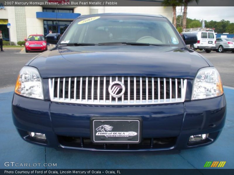 Dark Blue Pearl Metallic / Pebble 2007 Mercury Montego Premier