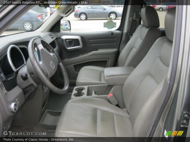 Aberdeen Green Metallic / Gray 2007 Honda Ridgeline RTL
