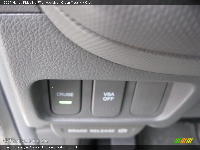 Aberdeen Green Metallic / Gray 2007 Honda Ridgeline RTL