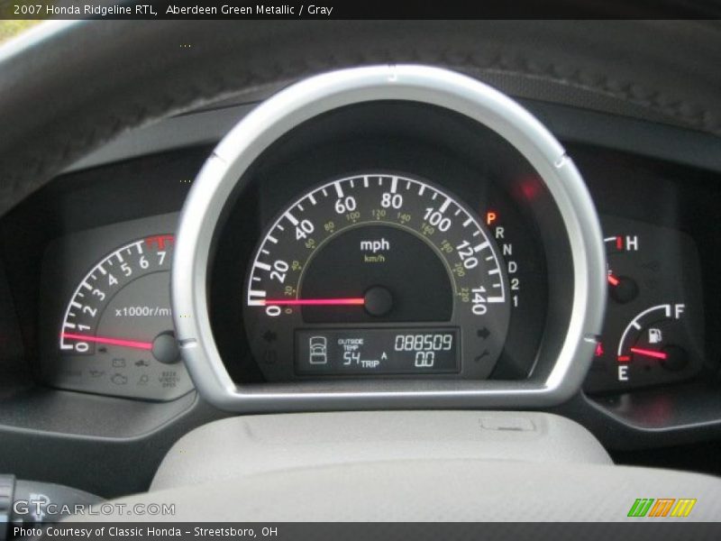 Aberdeen Green Metallic / Gray 2007 Honda Ridgeline RTL