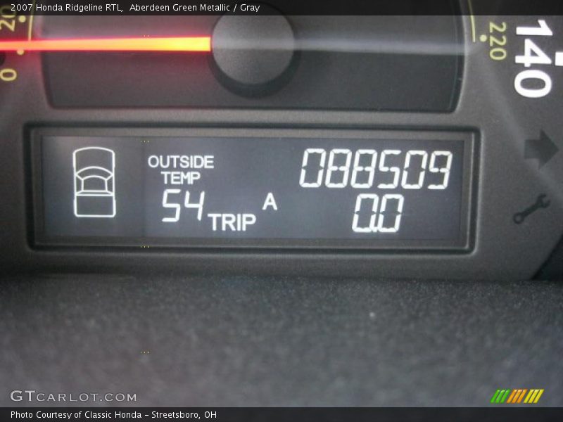 Aberdeen Green Metallic / Gray 2007 Honda Ridgeline RTL