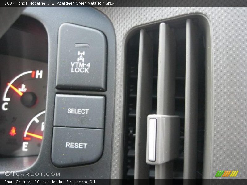 Aberdeen Green Metallic / Gray 2007 Honda Ridgeline RTL