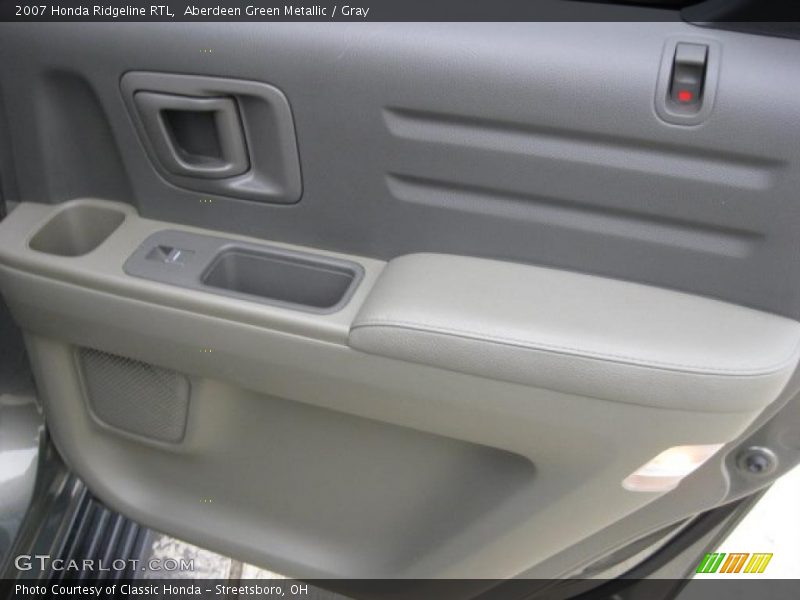 Aberdeen Green Metallic / Gray 2007 Honda Ridgeline RTL