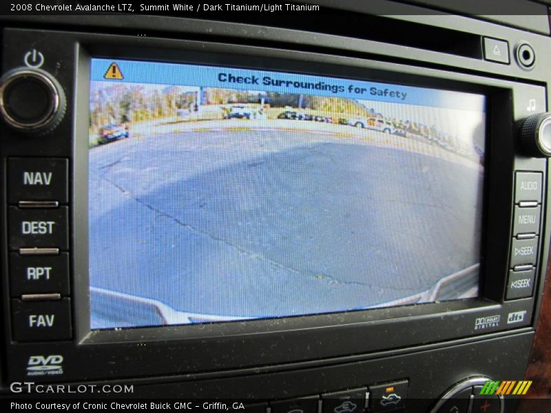 Summit White / Dark Titanium/Light Titanium 2008 Chevrolet Avalanche LTZ
