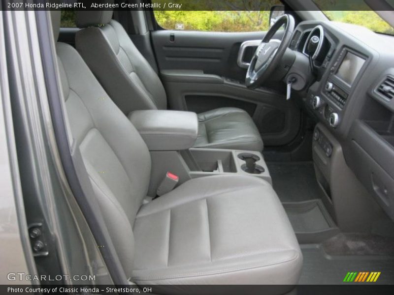 Aberdeen Green Metallic / Gray 2007 Honda Ridgeline RTL