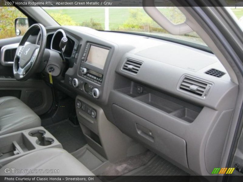 Aberdeen Green Metallic / Gray 2007 Honda Ridgeline RTL